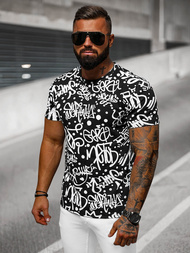 Pánské Tričko Černé OZONEE JS/8T1216/3