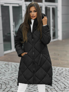 Dámská Bunda Černá OZONEE JS/5M3168/392Z