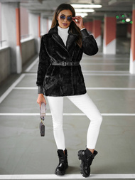 Dámská Bunda Černá OZONEE JS/11Z8075Z