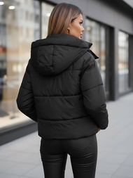 Dámská Bunda Černá OZONEE JS/16M9188/392Z