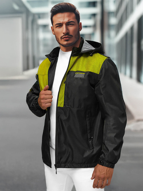 Pánská Bunda Černá OZONEE JS/22M311/392Z