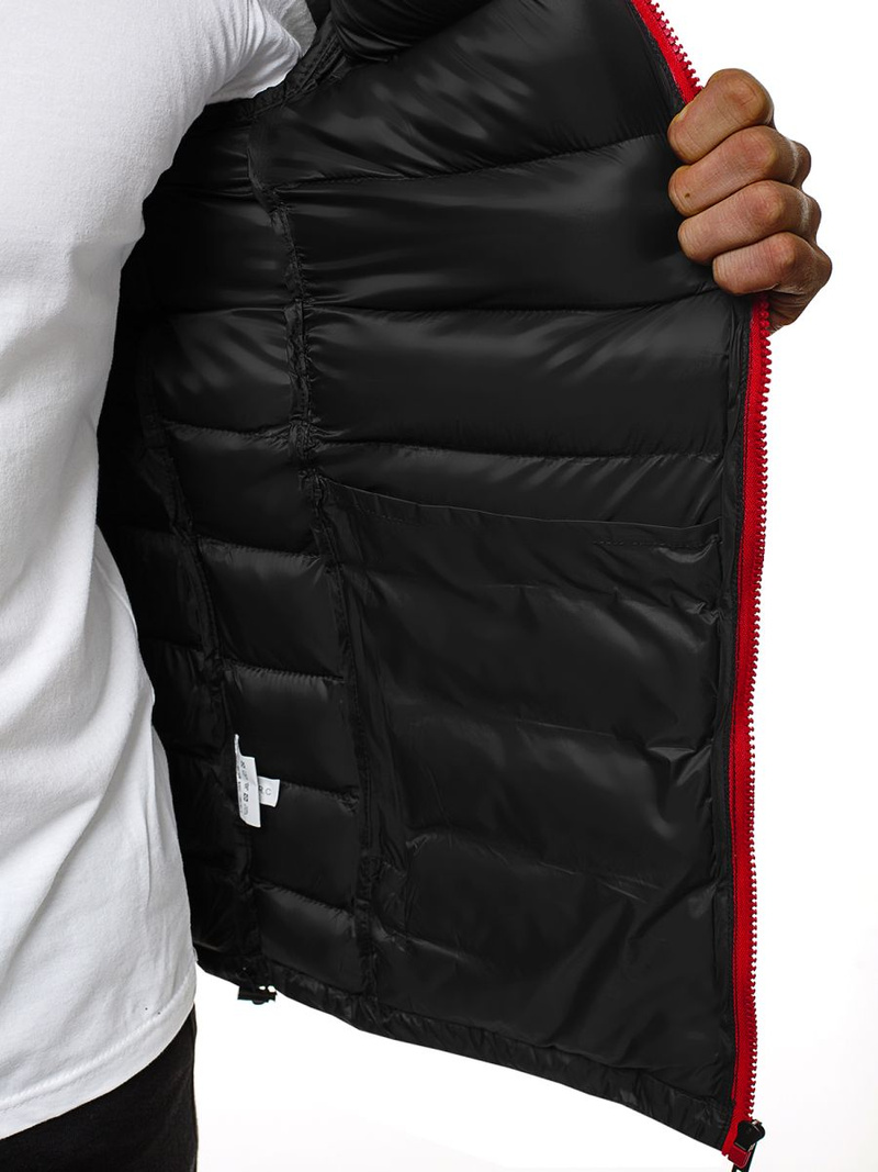 Pánská Bunda Černá/2 OZONEE JB/JP1111