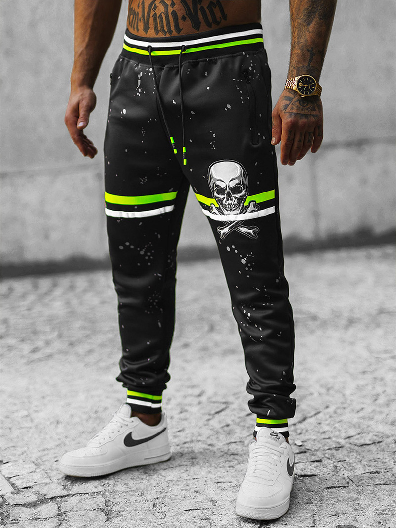 Pánské Tepláky Černé OZONEE JS/K10227Z