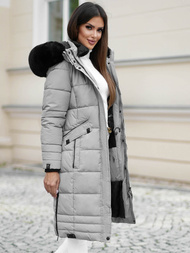 Dámská Bunda Šedé OZONEE O/W377Z