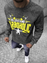 Pánská Mikina Grafitová OZONEE JS/Y10089