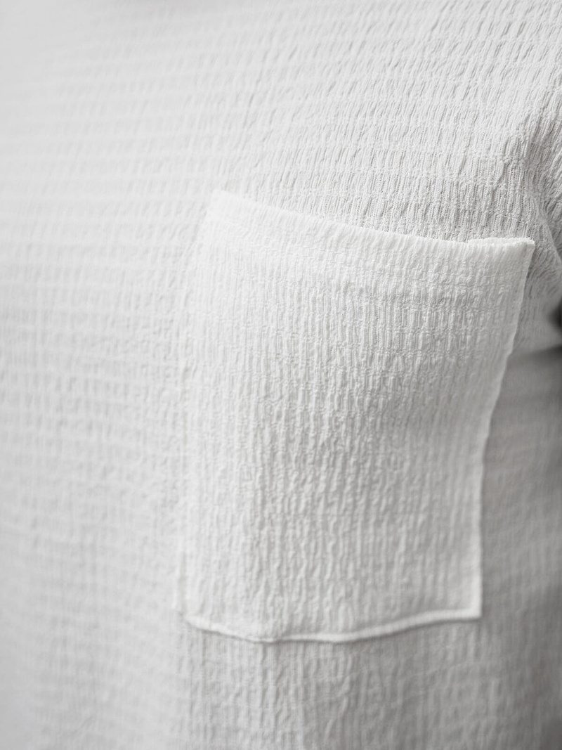 Pánské Tričko Bílé OZONEE O/Y960T