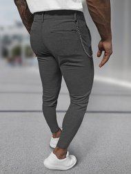 Pánské Chino Kalhoty Grafitové OZONEE DJ/3300