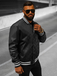 Pánská Bunda Černá OZONEE O/3A172Z