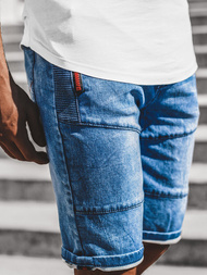 Pánské džínové kraťasy Modré OZONEE RF/HY348