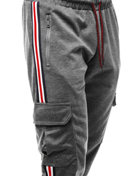 Pánské Tepláky Grafitové OZONEE JS/JZ11009Z