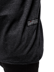 Pánské Tričko S Dlouhým Rukávem Grafitový OZONEE O/1292Z