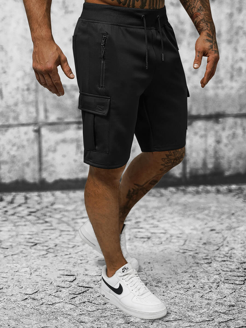 Pánské Kraťasy Černé OZONEE JS/8K1127/3