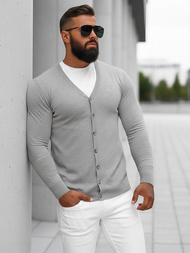 Pánský Svetr Šedý OZONEE NB/MM6006/2Z