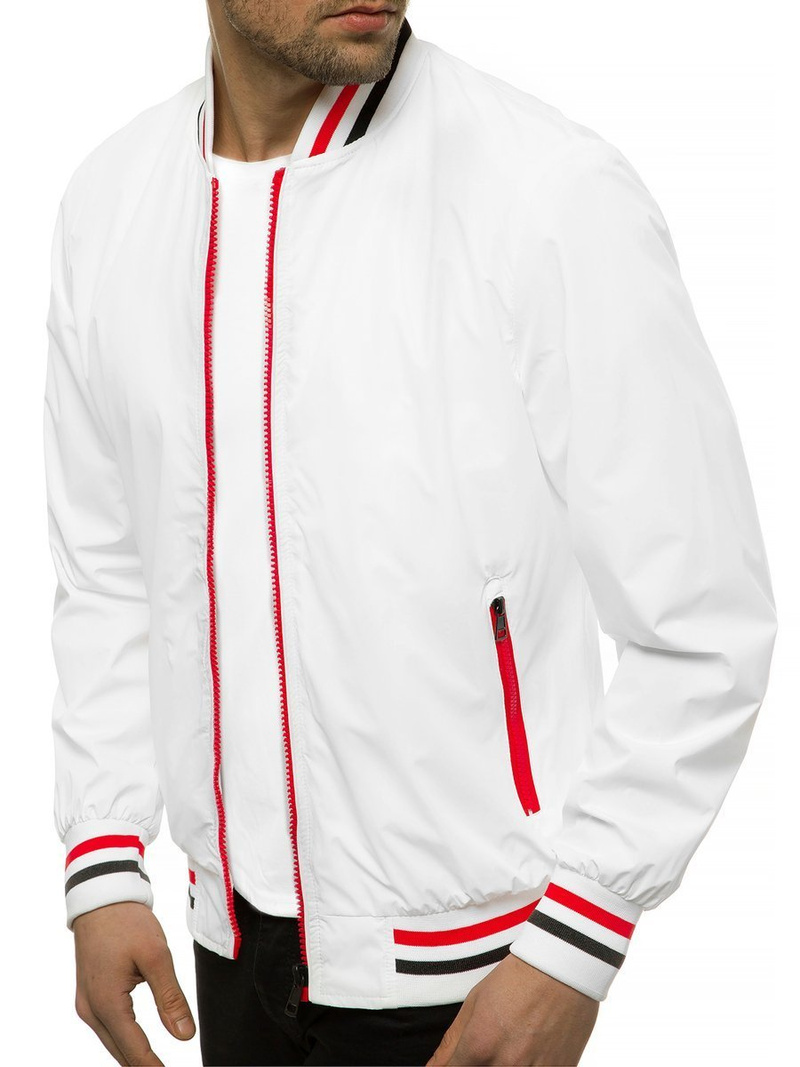 Pánská Bunda Bílá OZONEE N/6193