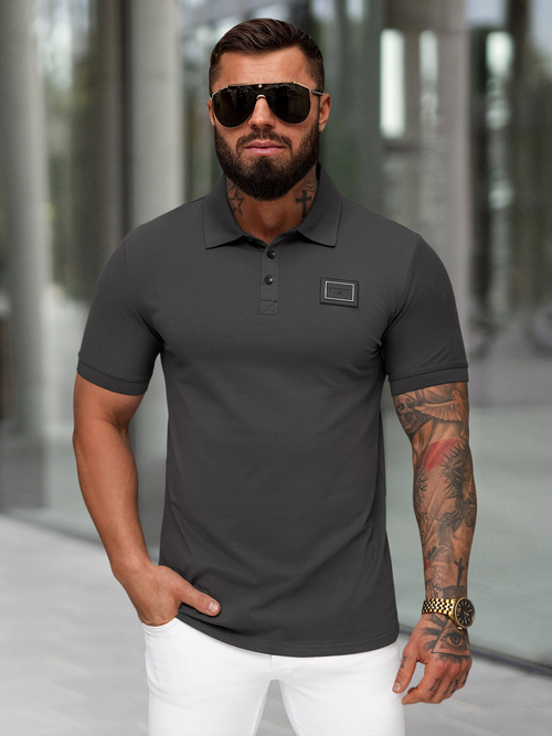 Pánské Polo Tričko Grafitové OZONEE NB/MT3124