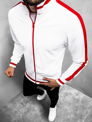 Pánská Mikina Bílá OZONEE O/2126Z