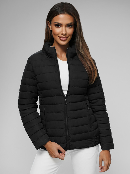 Dámská Bunda Černá OZONEE JS/16M9109/392