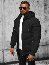 Pánská Bunda Černá OZONEE JS/31M5006