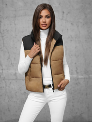 Dámská Vesta Camelová OZONEE JS/16M9112/84