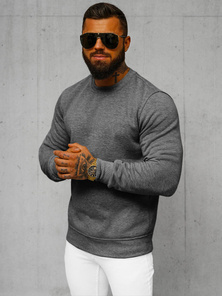 Pánská Mikina Grafitová OZONEE JS/2001-10Z