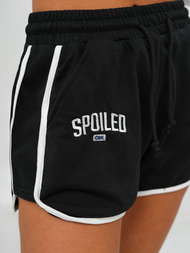 Dámská dvoudílná tepláková souprava černo-bílé OZONEE JS/M58631AB