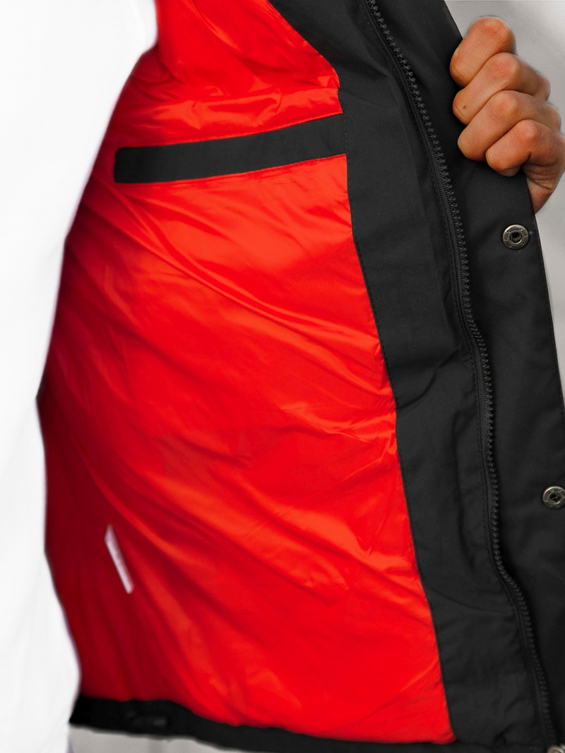 Pánská zimní bunda Černá OZONEE JB/JP1163/6Z