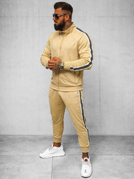 Pánská Tepláková Souprava Béžový OZONEE O/3C101/2