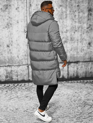 Pánská Zimní Bunda Šedá OZONEE O/M799