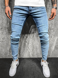 Pánské Džíny Světle-Modré OZONEE O/B5968