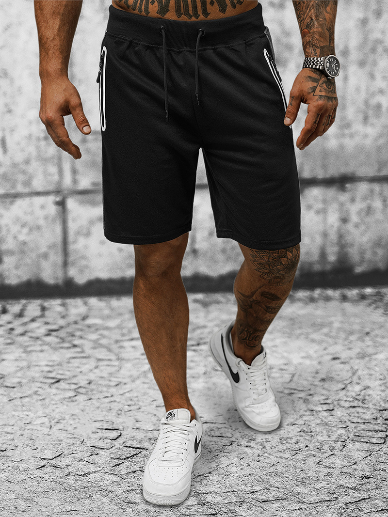 Pánské Kraťasy Černé OZONEE JS/8K927