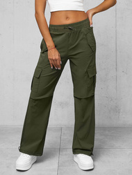 Dámské kalhoty khaki OZONEE O/TT00393