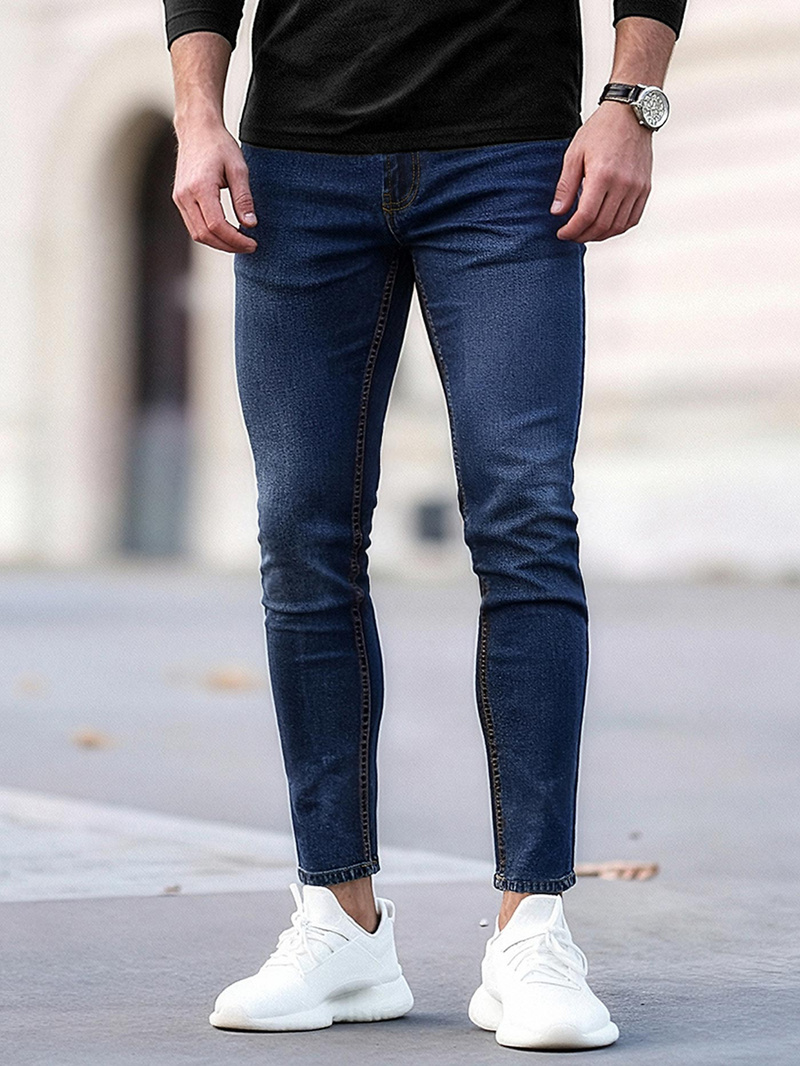 Pánské Džíny Tmavě-Modré OZONEE O/JK2951Z