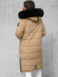 Dámská Bunda Béžová OZONEE O/W377