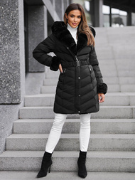 Dámská Bunda Černá OZONEE JS/5M3156/392