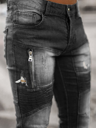 Pánské Džíny Černé OZONEE NB/MP0046NZ