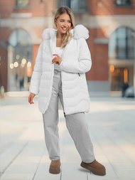Dámská Bunda Bílá OZONEE JS/16M9121/281Z