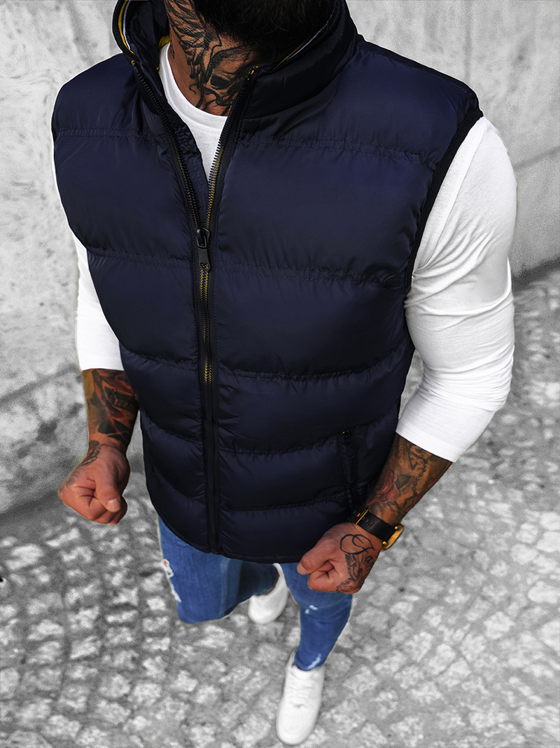 Pánská Vesta Námořnická Modřá OZONEE N/7131