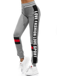 Dámské tepláky Šedé OZONEE O/82317