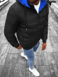 Pánská Oboustranná Bunda Modrá/Námořnická Modřá OZONEE JS/M760/215