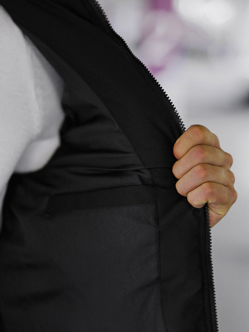 Pánská Bunda Černá OZONEE JS/31M5003Z