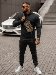 Pánská Tepláková Souprava Černá OZONEE JS/68C10385/3Z