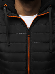 Pánská Vesta Černá OZONEE N/6102