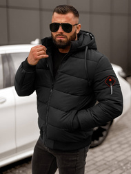 Pánská Zimní Bunda Černá OZONEE JS/31M5031/392