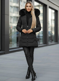 Dámská Bunda Černá OZONEE JS/16M9121/392Z