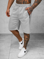 Pánské kraťasy šedý OZONEE JS/15K1822/2