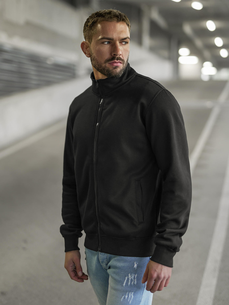 Pánská Mikina Černá OZONEE JS/2002Z