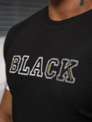 Pánské Tričko Černé OZONEE O/T7571