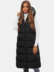 Dámská Vesta Oboustranná Černá OZONEE JS/5M755/392