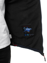 Pánská Bunda Softshell modro-červená OZONEE GE/12262