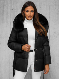 Dámská Bunda Černá OZONEE JS/16M9206/392Z